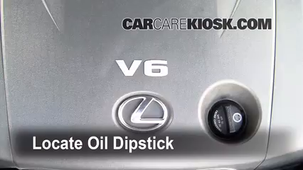 2008 Lexus IS250 2.5L V6 Huile Vérifier le niveau de l'huile
